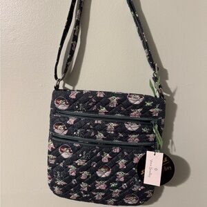 Vera Bradley Grogu Medallion Star Wars Triple Zip Hipster